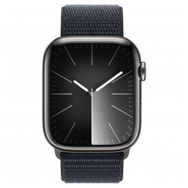 Смарт-годинник Apple Watch Series 9 GPS + Cellular 45mm Graphite Stainless Steel Case with Midnight Sport Loop (MRQN3, MT593) фото №2