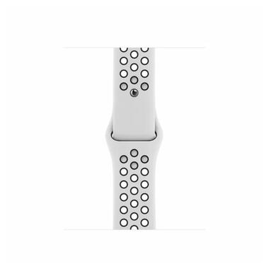 Смарт-годинник Apple Watch Nike SE GPS + Cellular 40mm Silver Aluminum Case with Pure Platinum/Black Nike Sport Band (MKR43) фото №3