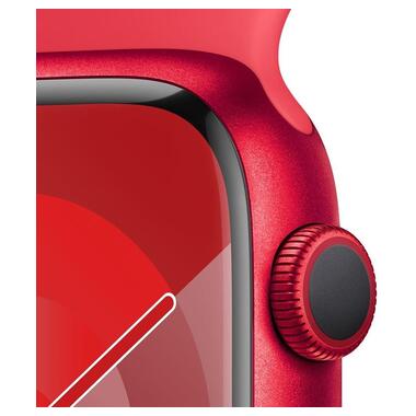 Смарт-годинник Apple Watch Series 9 GPS + Cellular 41mm PRODUCT RED Alu. Case w. PRODUCT RED Sport Band - M/L (MRY83) фото №3