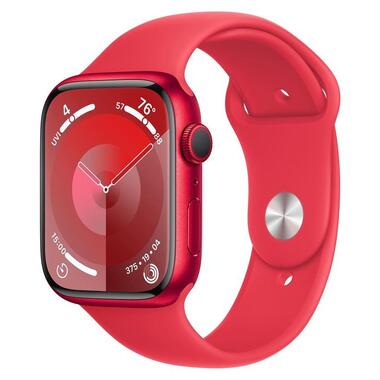 Смарт-годинник Apple Watch Series 9 GPS + Cellular 41mm PRODUCT RED Alu. Case w. PRODUCT RED Sport Band - M/L (MRY83) фото №1