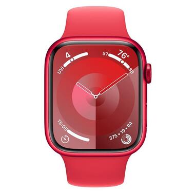 Смарт-годинник Apple Watch Series 9 GPS + Cellular 41mm PRODUCT RED Alu. Case w. PRODUCT RED Sport Band - M/L (MRY83) фото №2