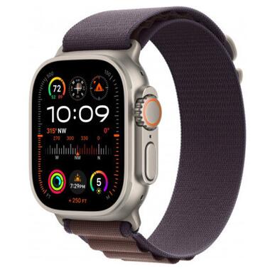 Смарт-годинник Apple Watch Ultra 2 GPS + Cellular 49mm Titanium Case with Indigo Alpine Loop - Medium (MRET3UL/A) фото №1
