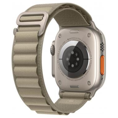 Смарт-годинник Apple Watch Ultra 2 GPS + Cellular 49mm Titanium Case with Olive Alpine Loop - Large (MRF03UL/A) фото №3