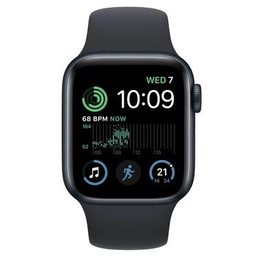 Смарт-годинник Apple Watch SE 2 2023 MRE93, 44mm, Midnight Almn Case, Midnight Sport Band, M/L фото №2