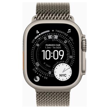 Смарт-часы Apple Watch Ultra 3 GPS + Cellular 49mm Natural Titanium Case with Natural Titanium Milanese Loop - Sm (MEWW4QP/A) фото №2