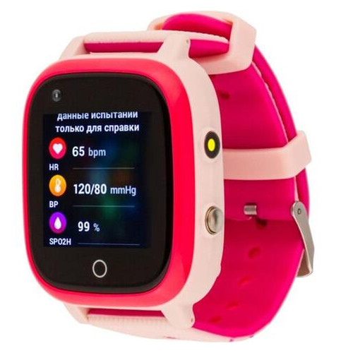 Дитячий смарт-годинник AmiGo GO005 4G WIFI Thermometer Pink фото №2