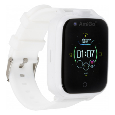 Смарт-годинник Amigo GO006 GPS 4G WIFI Білий фото №1