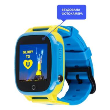 Смарт-годинник Amigo GO008 GLORY GPS WIFI Blue-Yellow (976267) фото №4