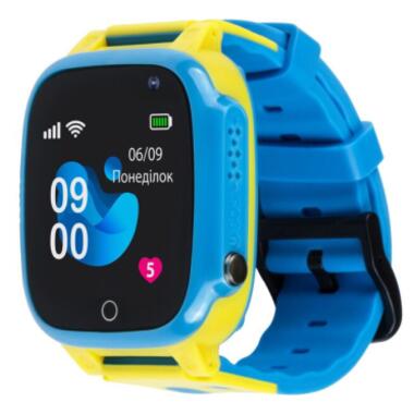 Смарт-годинник Amigo GO008 GLORY GPS WIFI Blue-Yellow (976267) фото №1