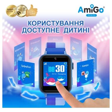 Смарт-часы Amigo GO10S Pro WIFI Синий (1182492) фото №4