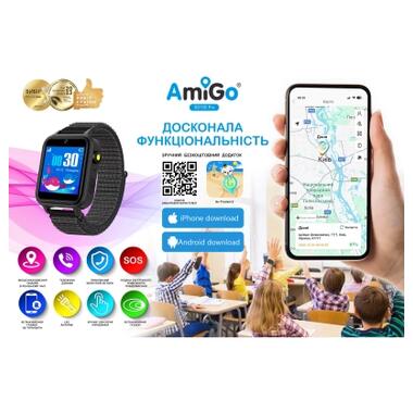 Смарт-часы Amigo GO10S Pro WIFI Черный (1182491) фото №5