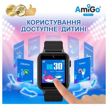 Смарт-часы Amigo GO10S Pro WIFI Черный (1182491) фото №4