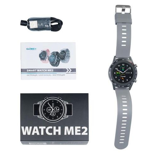 Смарт-годинник Globex Smart Watch Me2 Gray фото №8