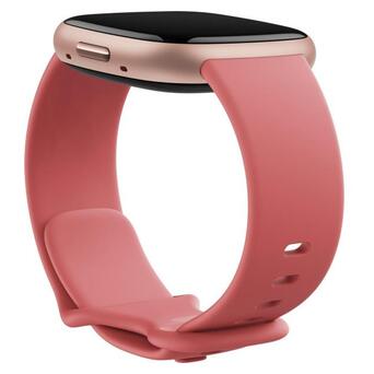 Смарт-годинник Fitbit Versa 4 Pink Sand/Copper Rose (FB523RGRW) фото №3