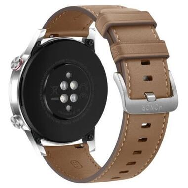 Смарт-годинник Honor Magic Watch 2 46mm with Brown Leather Strap (MNS-B39) фото №6