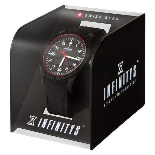 Смарт-годинник Atrix INFINITYS X20 45mm Swiss Sport Chrono Black-silicone фото №8