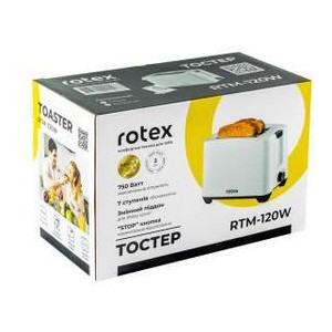 Тостер Rotex RTM120-W фото №3