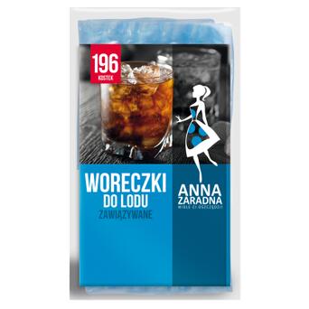 Пакетики для льоду Anna Zaradna із зав'язками 196 кульок (5903936010394) фото №1