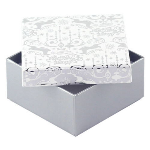 Коробка подарункова Silver 8 х 8 х 8 см фото №2