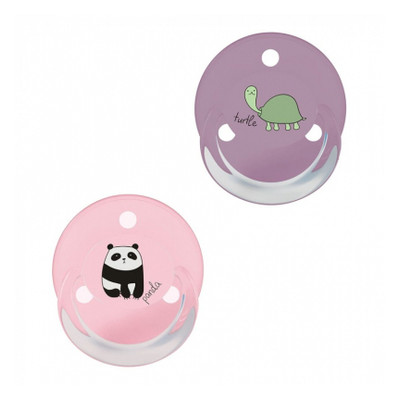 Baby-Nova Turtle&Panda Uni 0-24 міс рожевий/бузковий, 2 шт. (3962097) фото №1
