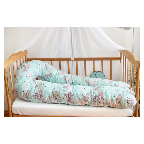 Подушка для беременных 3 в 1 170 см U Добрый Сон единороги 13-03/61 фото №1