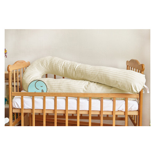 Подушка для беременных 3 в 1 U Premium 120 см Добрый Сон молочная 13-04/6 фото №1