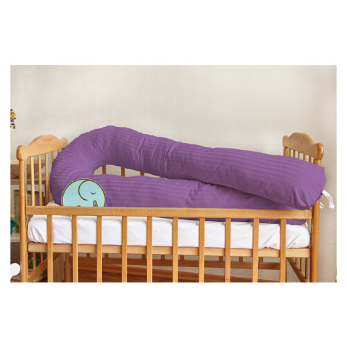 Подушка для беременных 3 в 1 U Premium 170 см Добрый Сон фиолетовая 13-06/34 фото №1