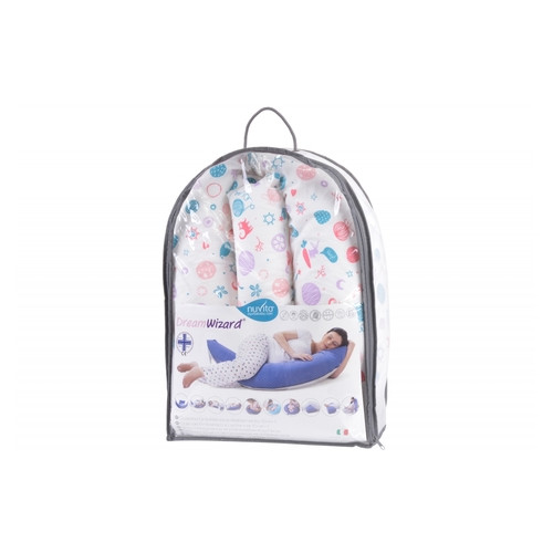 Подушка для беременных 10 в 1 Nuvita DreamWizard Белая NV7100White фото №5