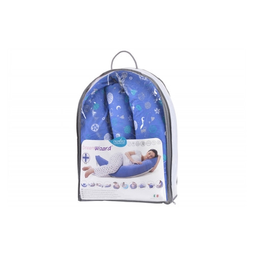 Подушка для вагітних 10 у 1 Nuvita DreamWizard Синя NV7100Blue фото №5