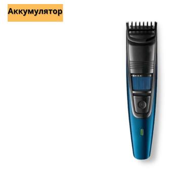 Професійна акумуляторна машинка для стрижки волосся та бороди з насадкою XRPO V-052 синя (40952-VGR-052) фото №2