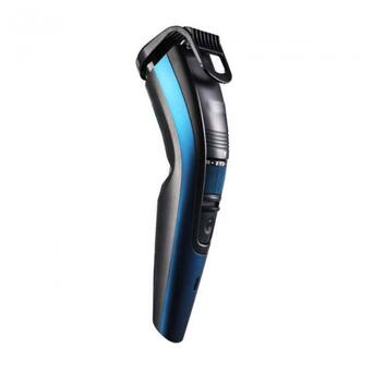 Професійна акумуляторна машинка для стрижки волосся та бороди з насадкою XRPO V-052 синя (40952-VGR-052) фото №5