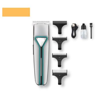 Професійна машинка для стрижки волосся та бороди з насадками XRPO V-008 сіра (40948-V-008) фото №1