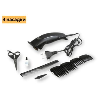 Професійна машинка для стрижки волосся з насадками XRPO GM-809 чорна (lp-87771) фото №2