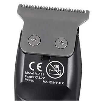 Професійна машинка для стрижки волосся з насадками XRPO V-111 чорна (40955-V-111) фото №5
