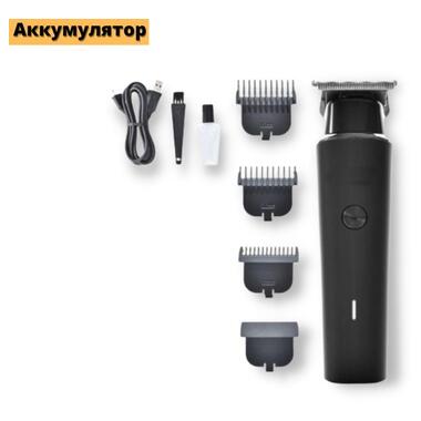 Професійна акумуляторна машинка для стрижки волосся з насадками XRPO VGR-933 чорна (41475-933_283) фото №2