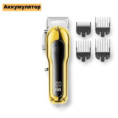 Професійна бездротова машинка для стрижки волосся з насадками XRPO VGR-680 жовта (41466-680_585) фото №2