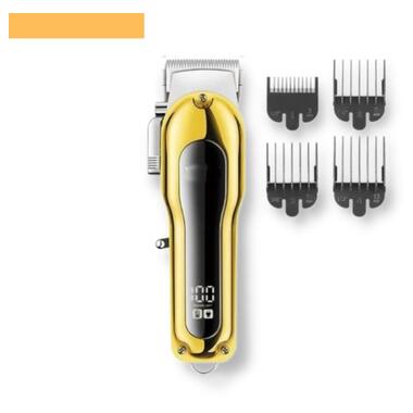 Професійна бездротова машинка для стрижки волосся з насадками XRPO VGR-680 жовта (41466-680_585) фото №1
