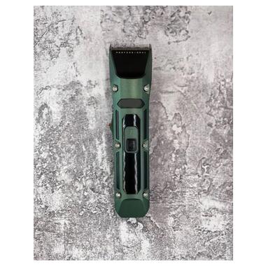 Професійна машинка для стрижки волосся з насадками XRPO V-696 зелена (41444-V696_689) фото №4