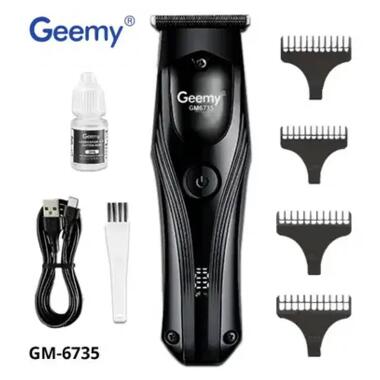Бездротова машинка-триммер для стрижки волосся Gemei GM-6735 (43065-GM-6735_256) фото №3
