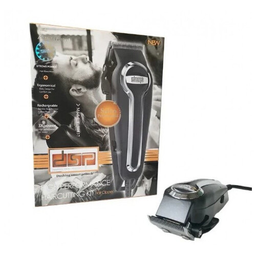Професійна дротова машинка для стрижки волосся DSP F90037, Чорний фото №3