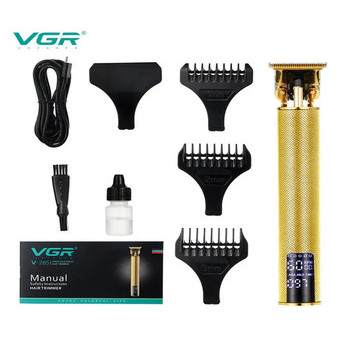 Акумуляторна машинка для стрижки волосся VGR V-265 Золотий (V-265_714) фото №3