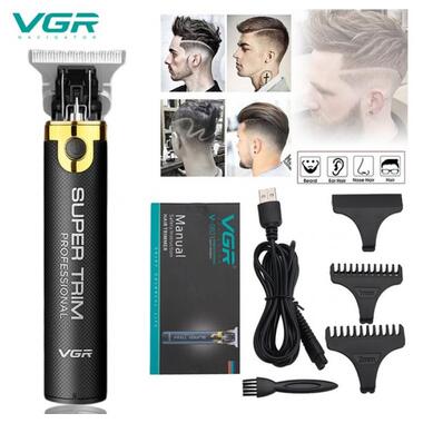 Професійна машинка для стрижки волосся, бороди, вусів VGR V-082 (49567) фото №1