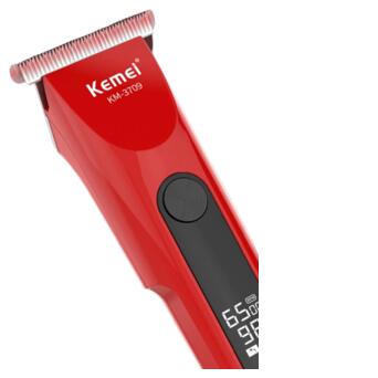 Тример стайлер для стрижки волосся та бороди професійний акумуляторний бездротовий Kemei KM-3709 фото №3