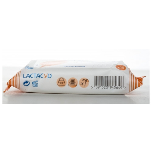 Серветки для інтимної гігієни Lactacyd 15 шт (5391520945649) фото №2