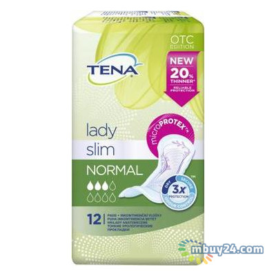 Урологічні прокладки Tena Lady Slim Normal 12шт (7322540852127) фото №1