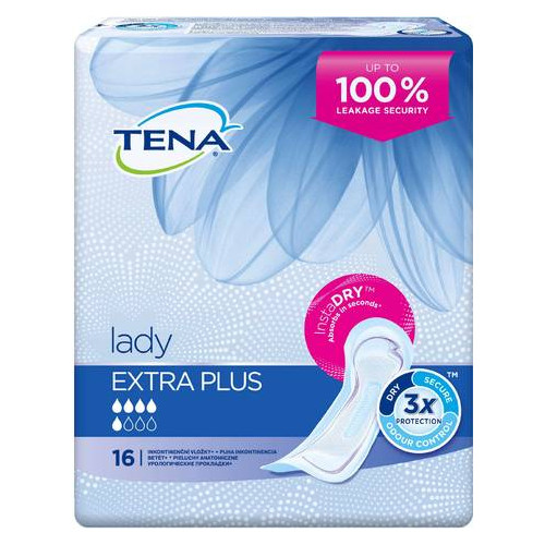 Урологические прокладки Tena Lady Extra plus Insta Dry, 16 шт 610260 фото №1