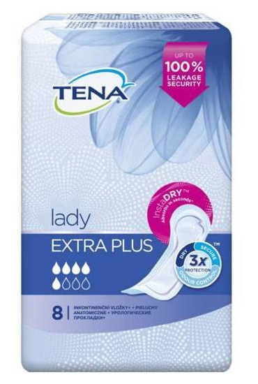 Урологические прокладки Tena Lady Extra Plus InstaDry, 8 шт 592887 фото №1