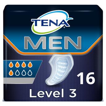 Урологічні прокладки Tena Men Level 3, 16шт (7322540463620) фото №1