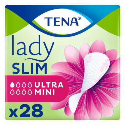 Урологічні прокладки Tena Lady Slim Ultra Mini 28 шт. (7310791247649/7322541116082) фото №1
