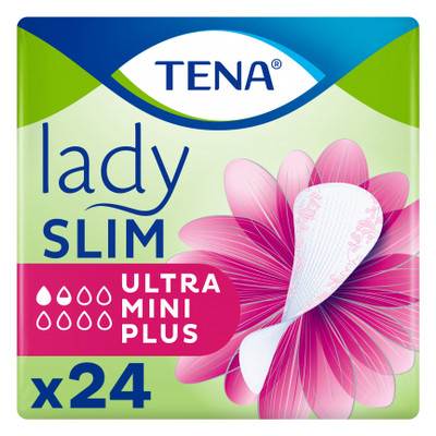 Урологічні прокладки Tena Lady Slim Ultra Mini Plus 24 шт. (7322541116433) фото №1